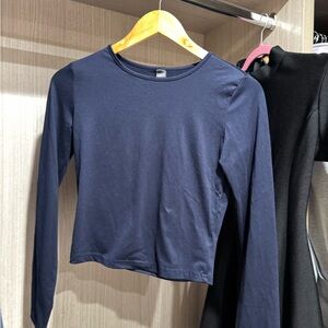 DAZY Blue Long Sleeve Top
